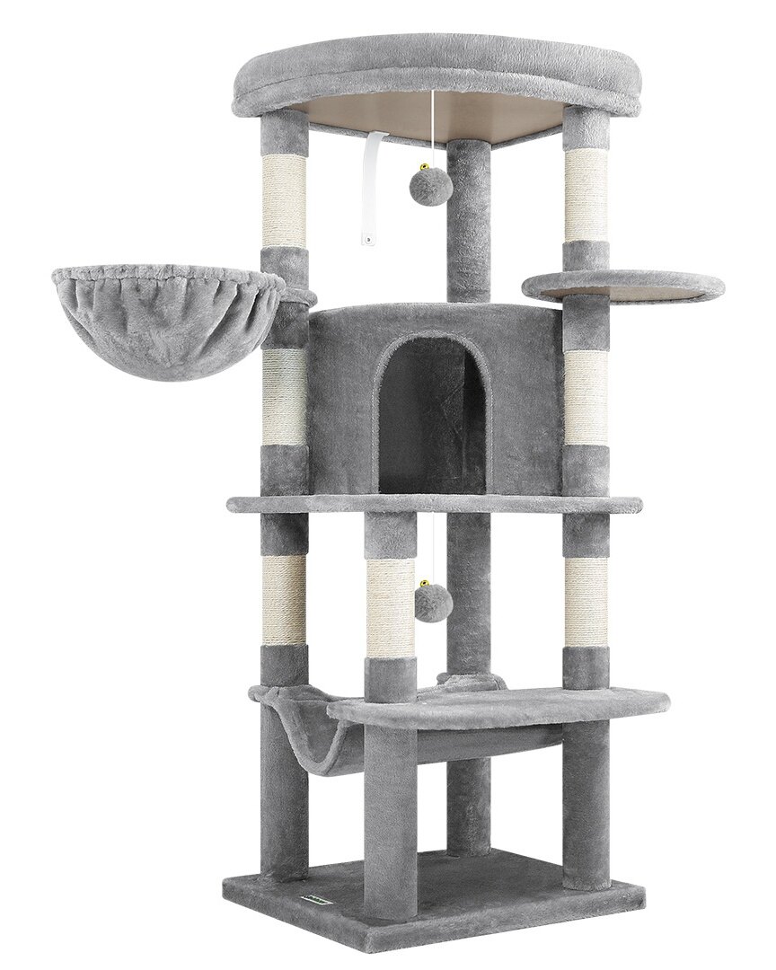 globlazer-c51-arbre-chat-angle-130-cm-gris-clair image 2