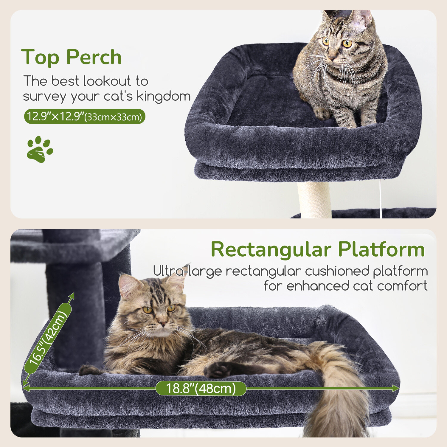 globlazer-s65-arbre-chat-grand-gris-fonc-165-cm image 5