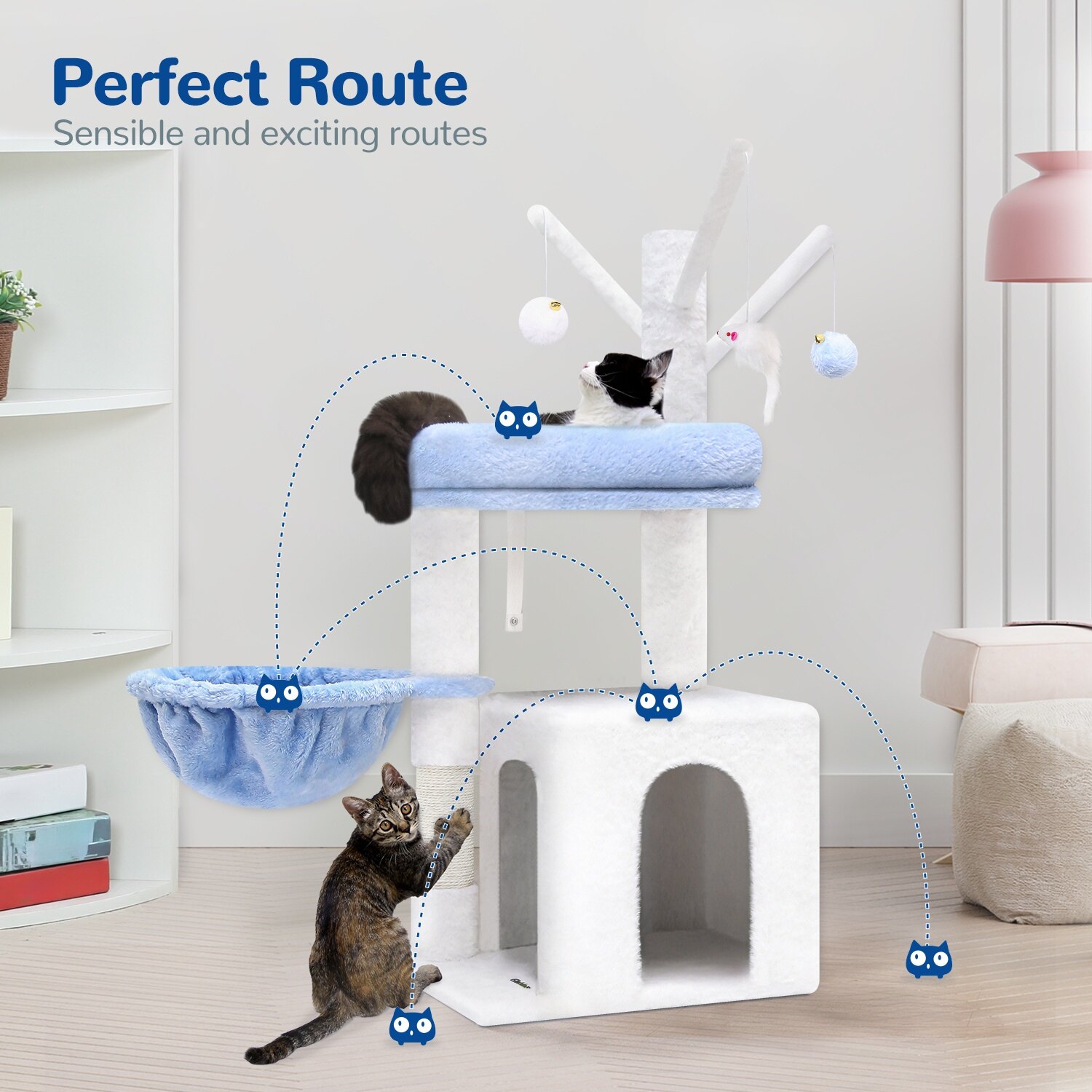 globlazer-f-series-f39-arbre-chat-compact-99-cm image 6