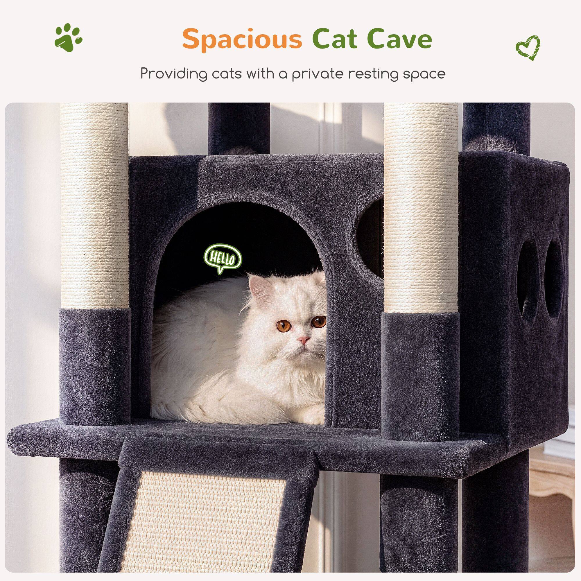 globlazer-s70g-arbre-chat-gris-fonc-70-pouces-tour image 5