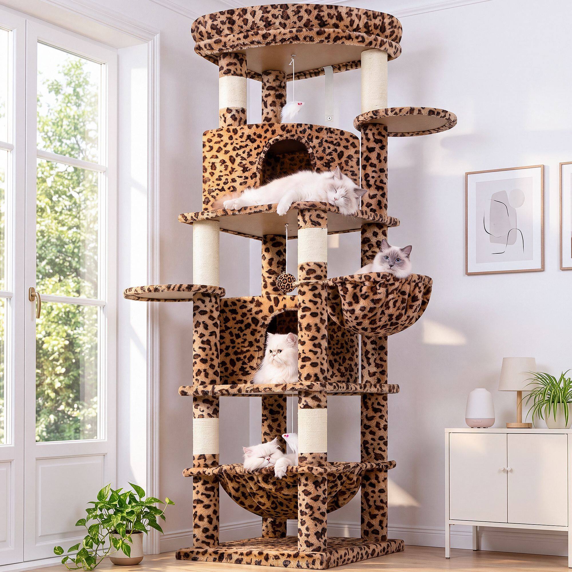 globlazer-c-series-c68-arbre-chat-angle-l-opard-68-pouces image 1