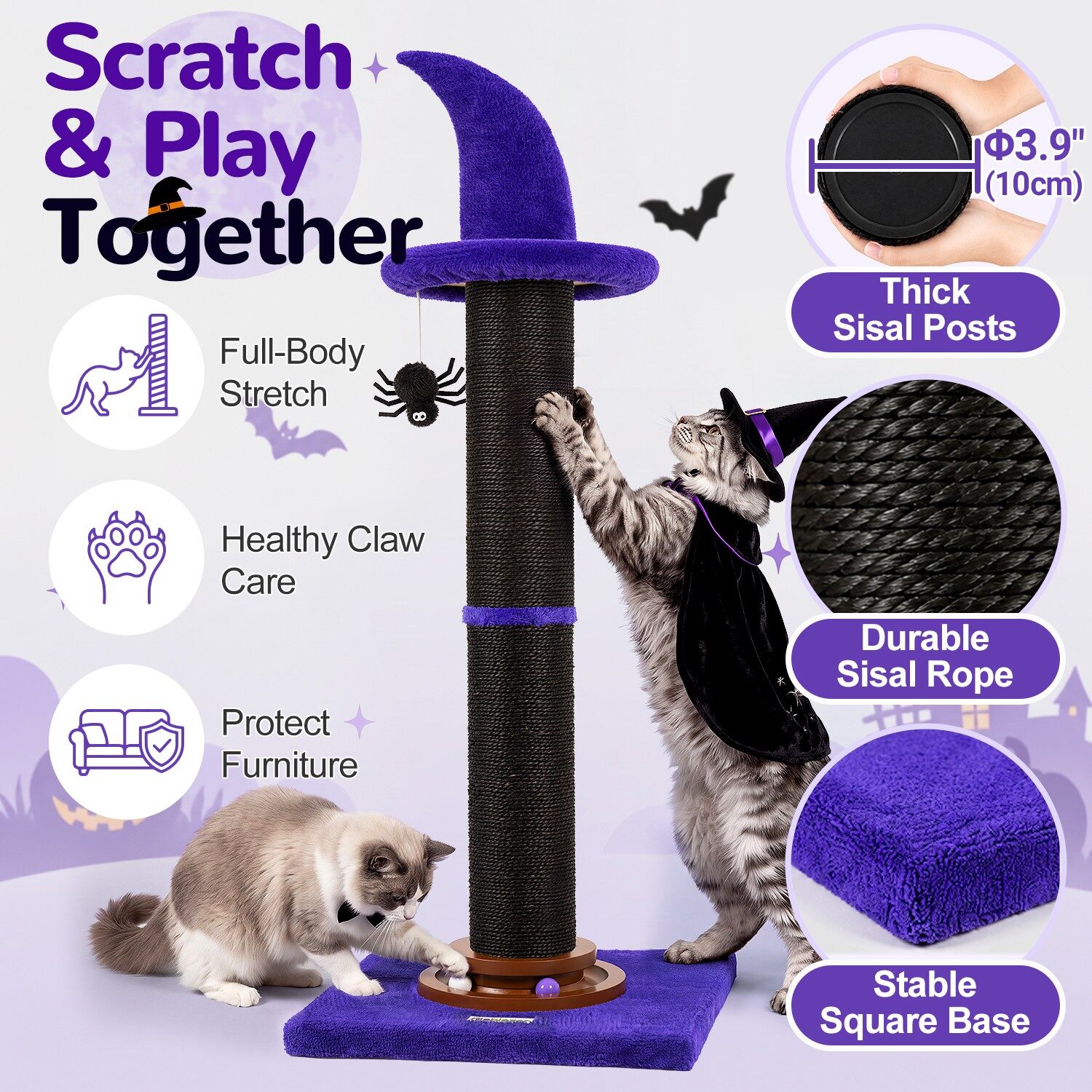 globlazer-sc39-griffoir-chat-39-pouces-sisal image 3
