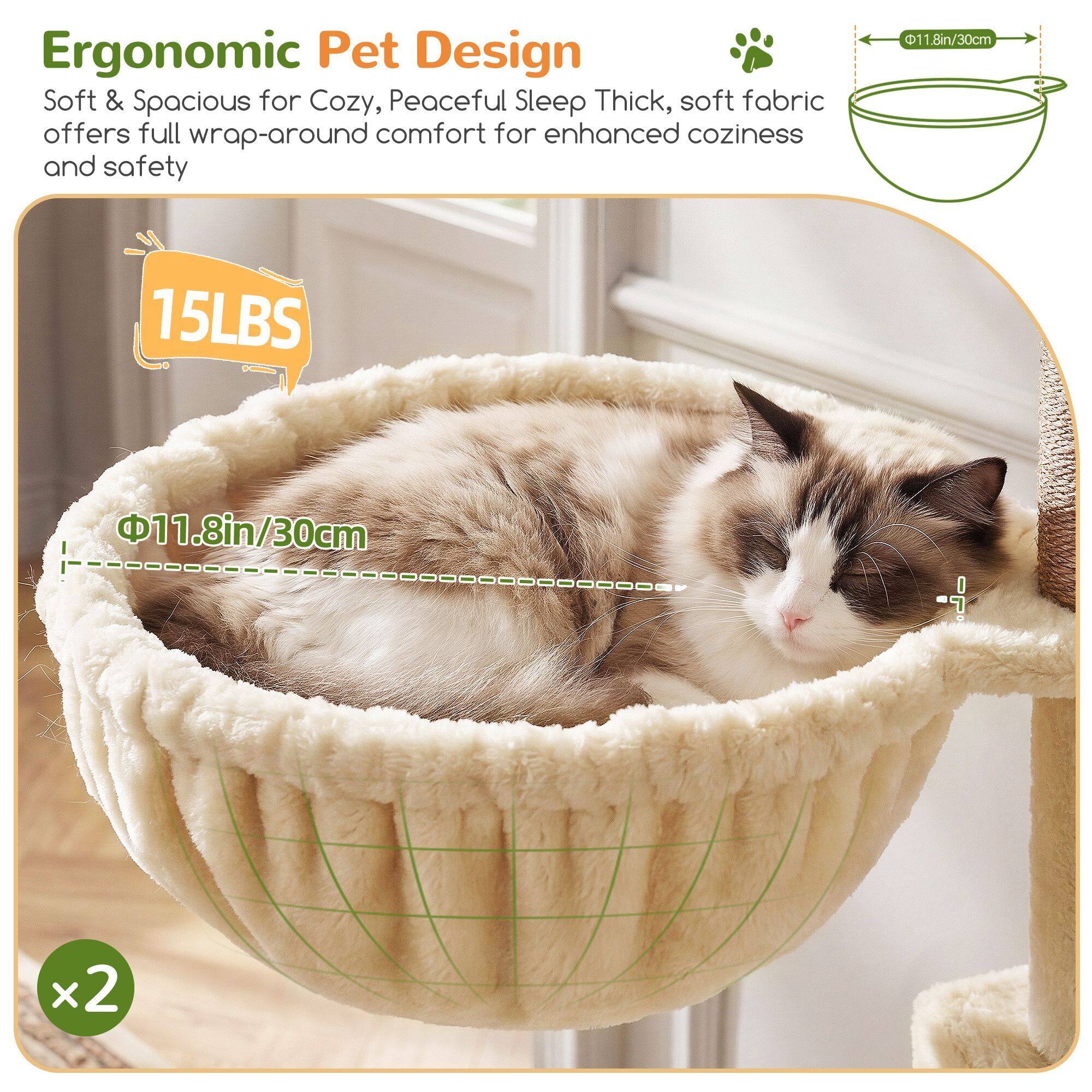 globlazer-f70h-arbre-chat-beige-70-pouces-int-rieur image 4