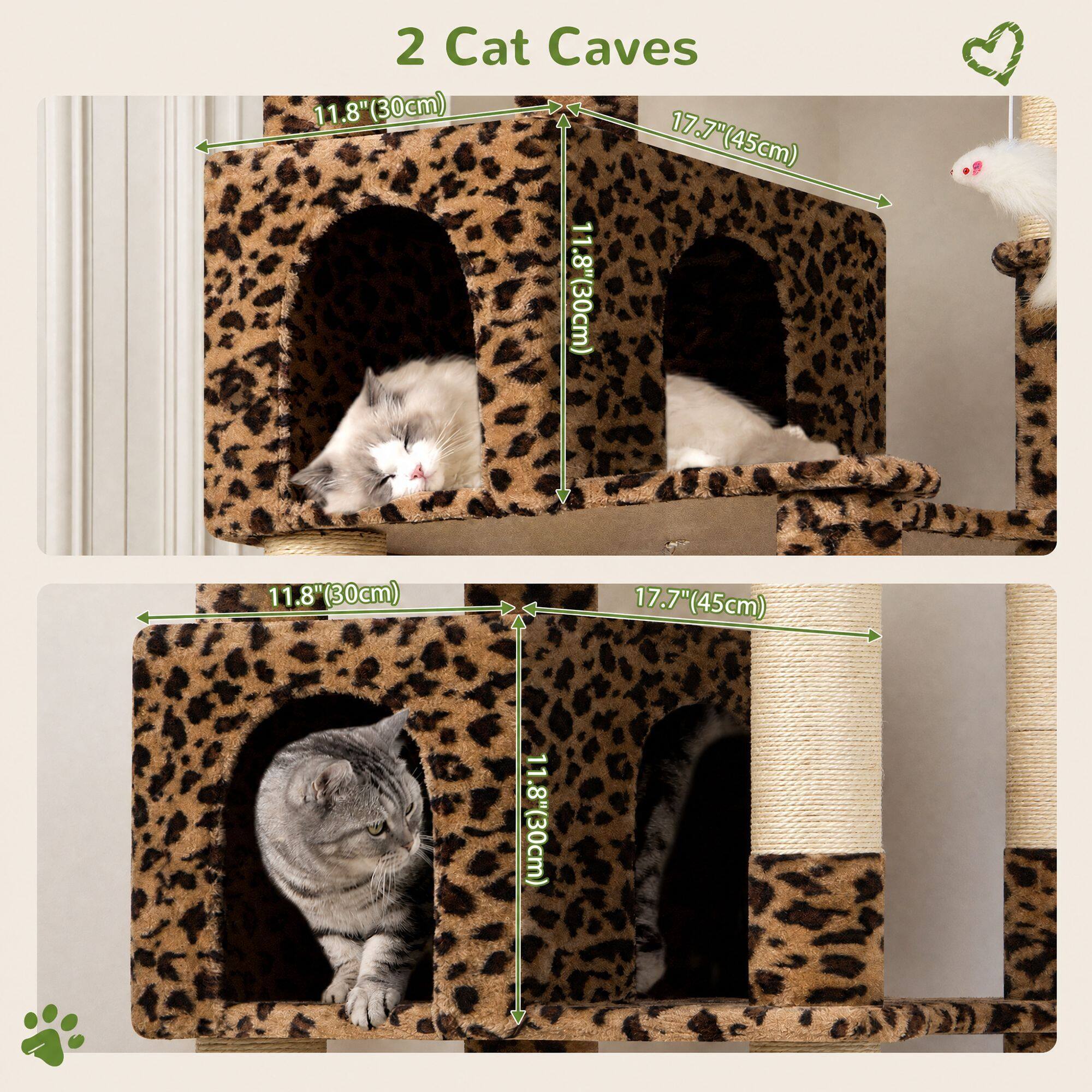 globlazer-s-series-s81c-arbre-chat-l-opard-81-pouces image 3