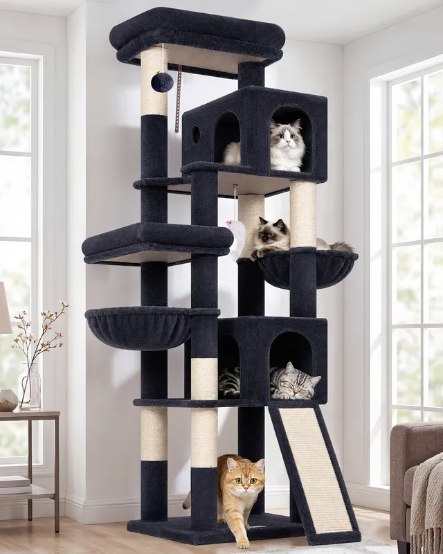 globlazer-f72h-arbre-chat-gris-fonc-183-cm-haut image 1