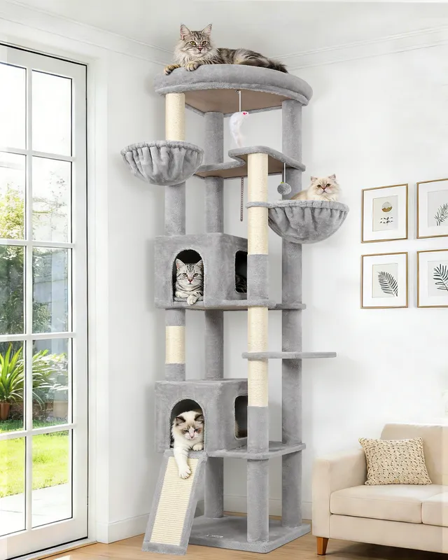 globlazer-c-series-c80-arbre-chat-gris-clair-80-pouces image 1