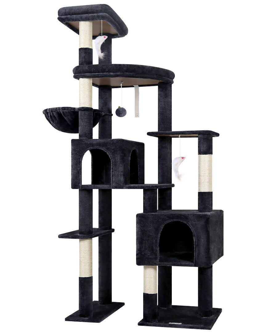 globlazer-f78c-arbre-chat-gris-fonc-78-pouces-robuste image 2