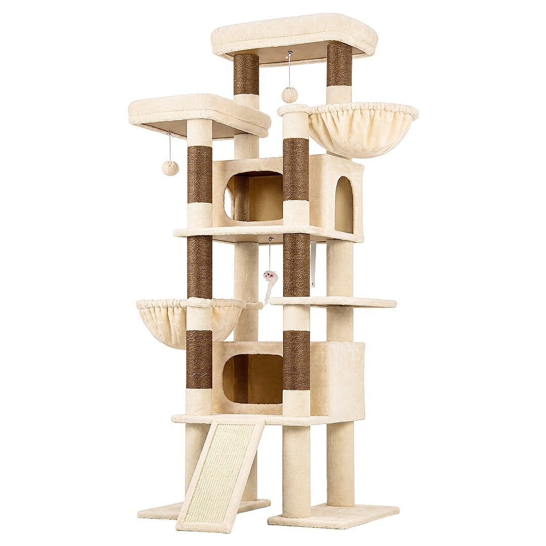 globlazer-f-series-f75g-arbre-chat-beige-75-pouces-robuste image 2