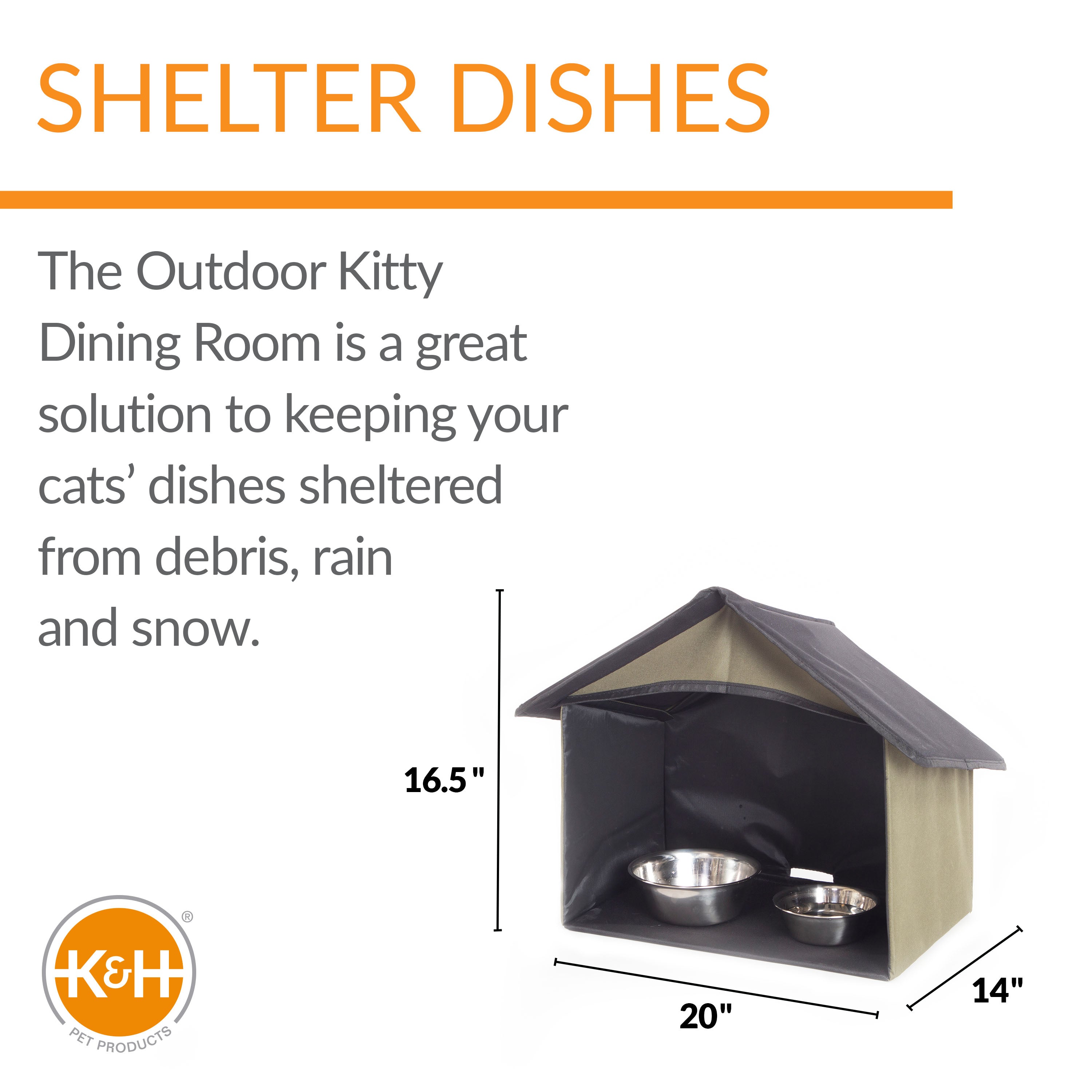 k-h-outdoor-kitty-dining-room-abri-gamelle-chat-14x20-nylon image 3