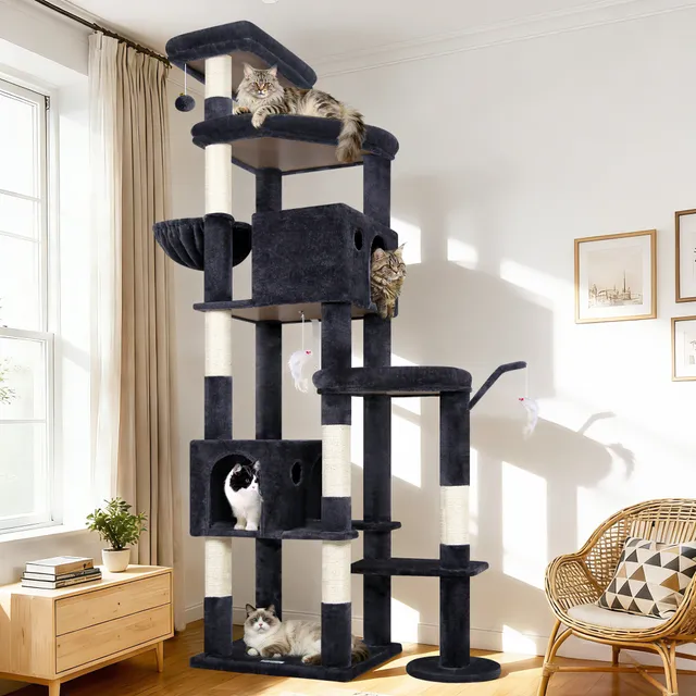 globlazer-s-series-s83-arbre-chat-gris-fonc-211-cm image 1