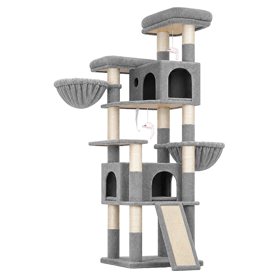 globlazer-f-series-f74h-arbre-chat-gris-clair-188-cm image 2