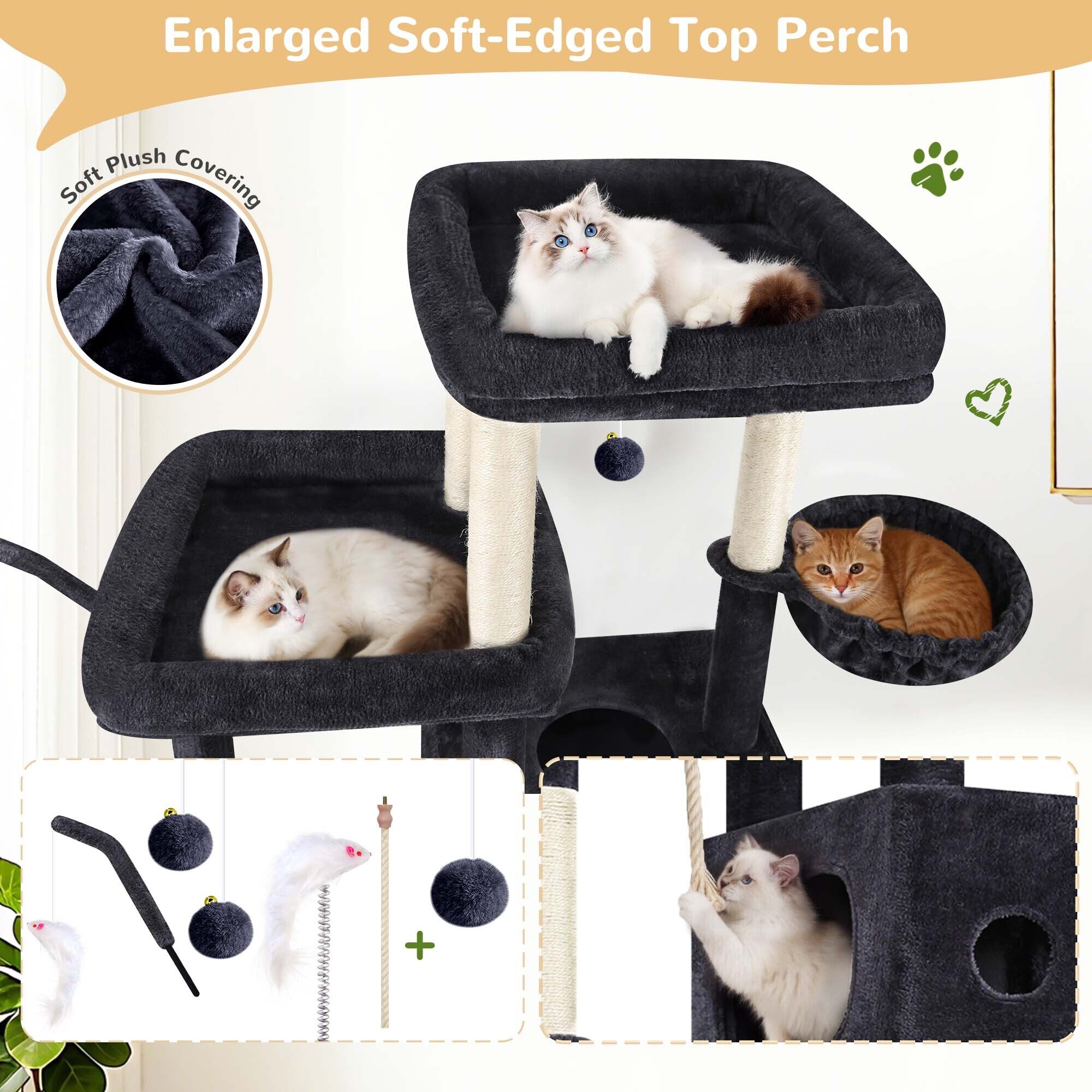 globlazer-f-series-f81d-arbre-chat-gris-fonc-81-pouces image 5