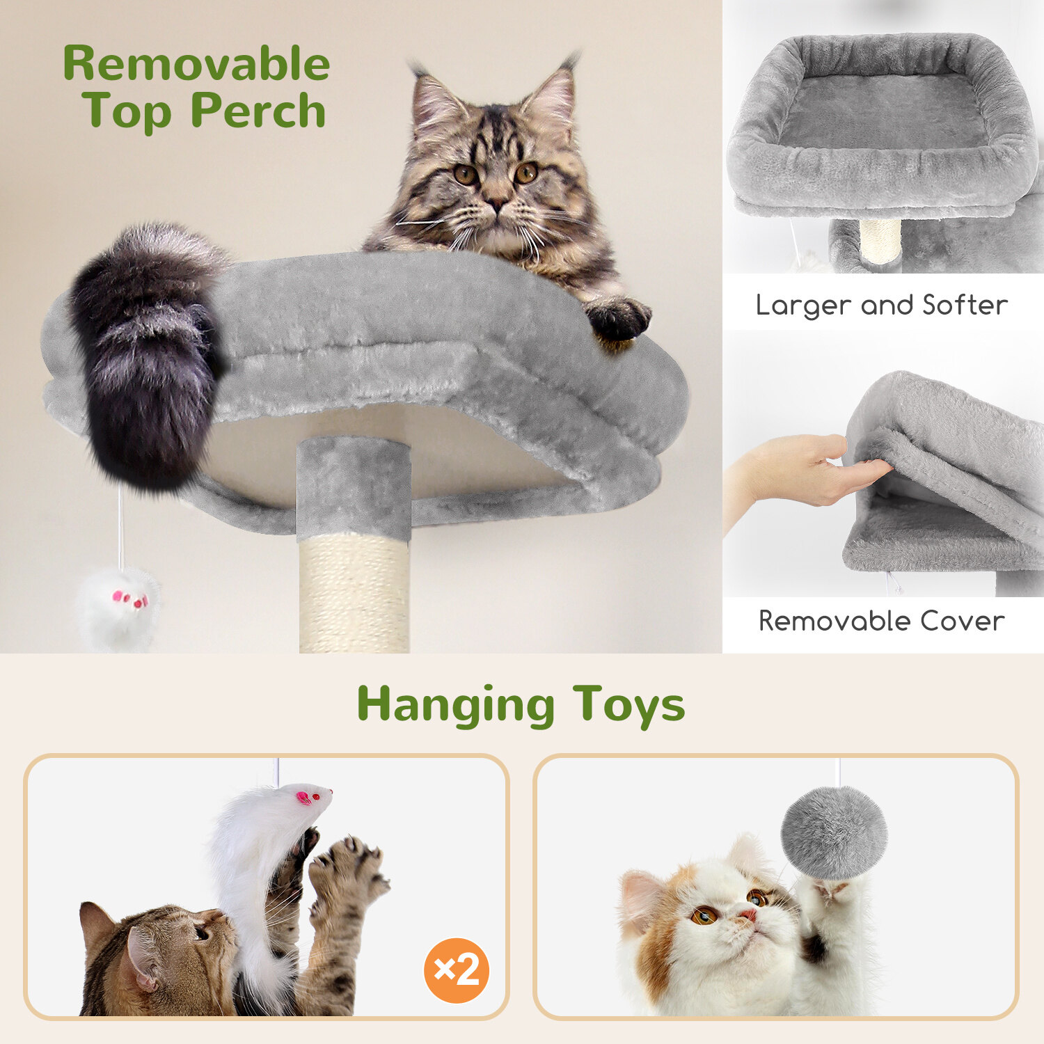 globlazer-f76b-arbre-chat-193-cm-gris-clair-stable image 6