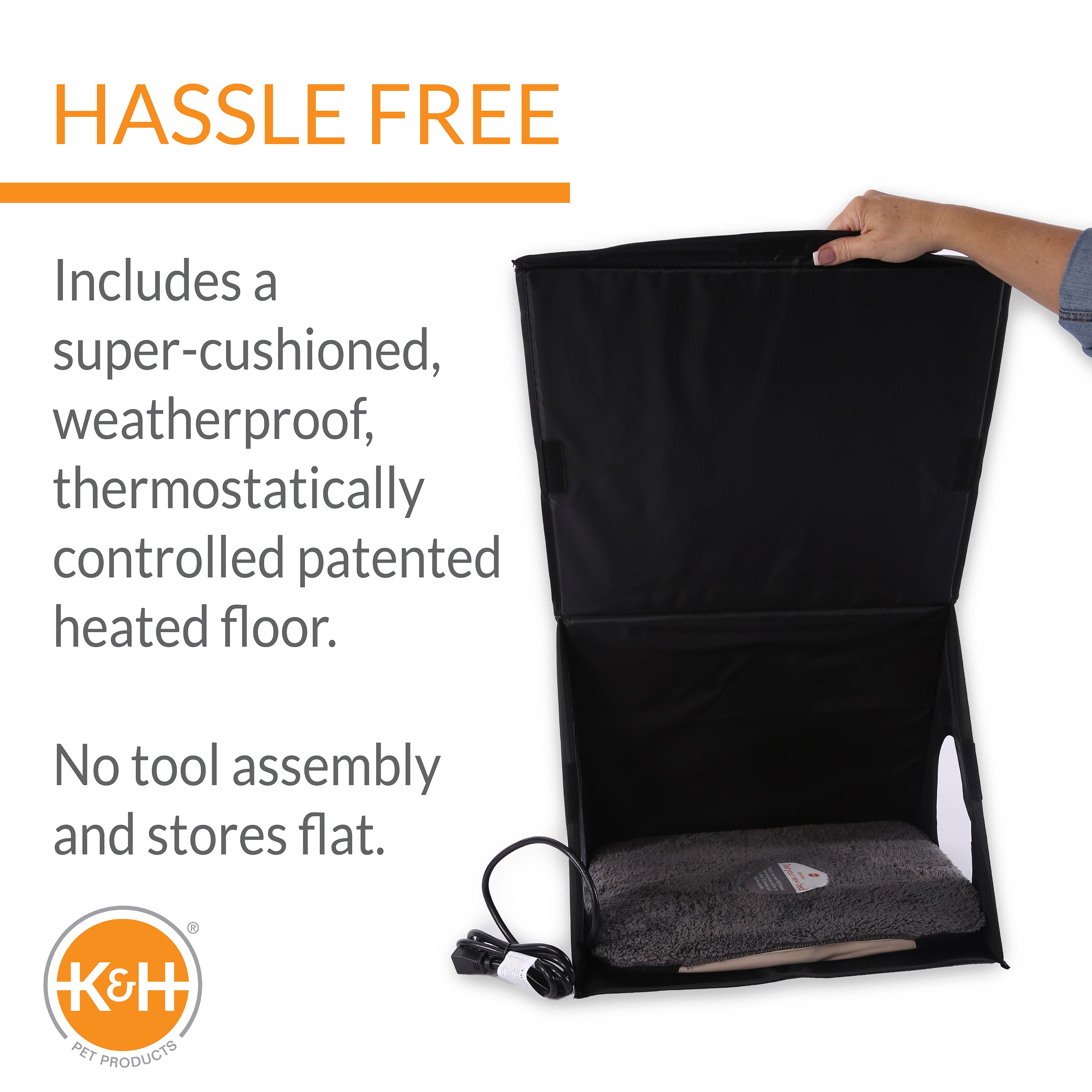 k-h-thermo-a-frame-niche-chat-chauffante-ext-rieur-gris-noir-20w image 3
