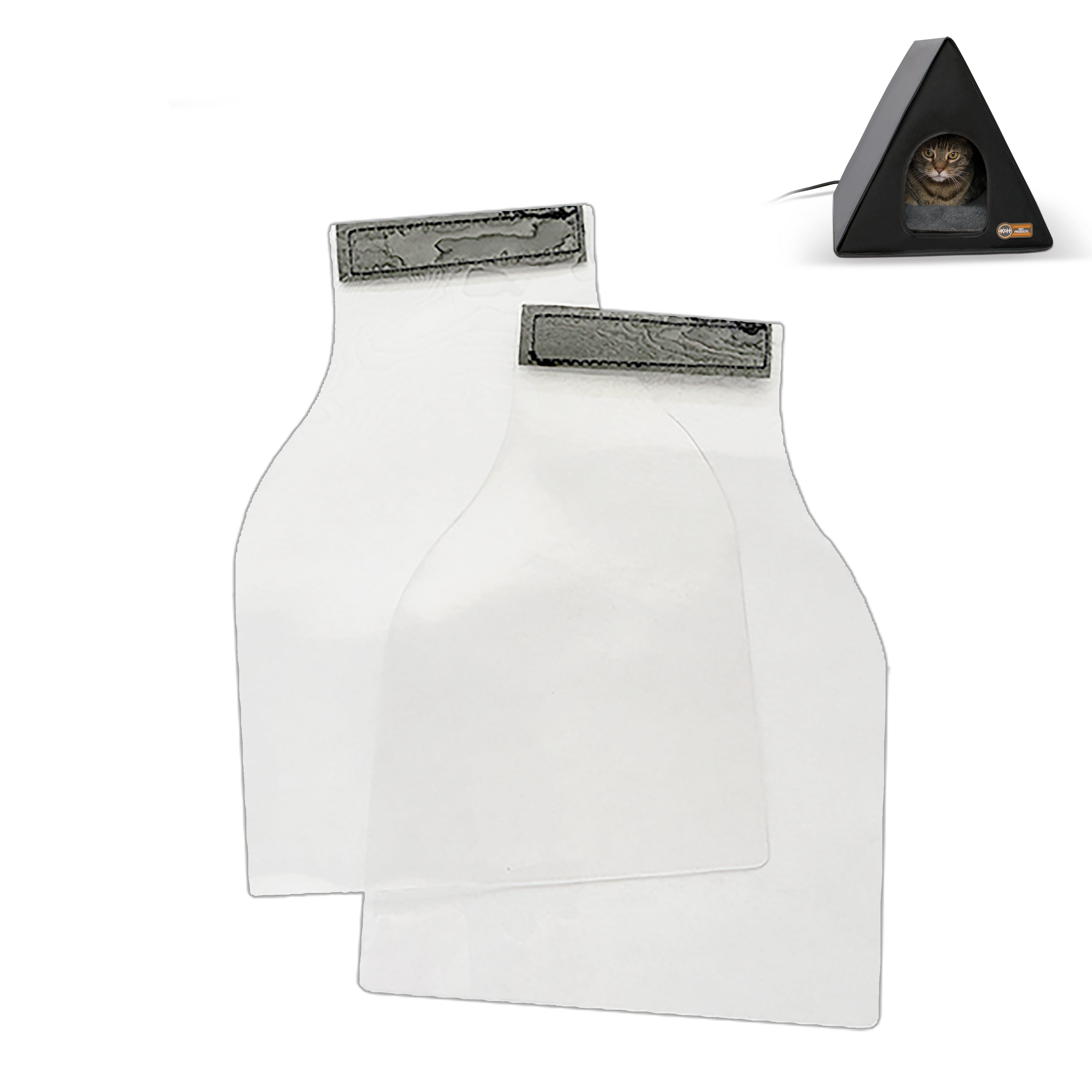 k-h-outdoor-cat-house-parts-porte-abri-chat-outdoor-kitty-house-lot-2 image 3