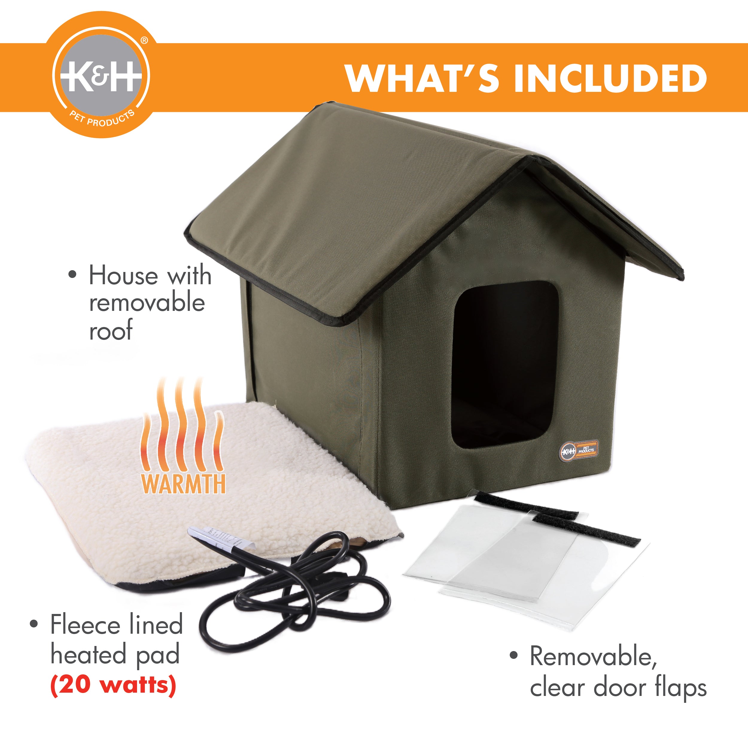 k-h-thermo-house-niche-chat-ext-rieur-chauffante-olive image 3