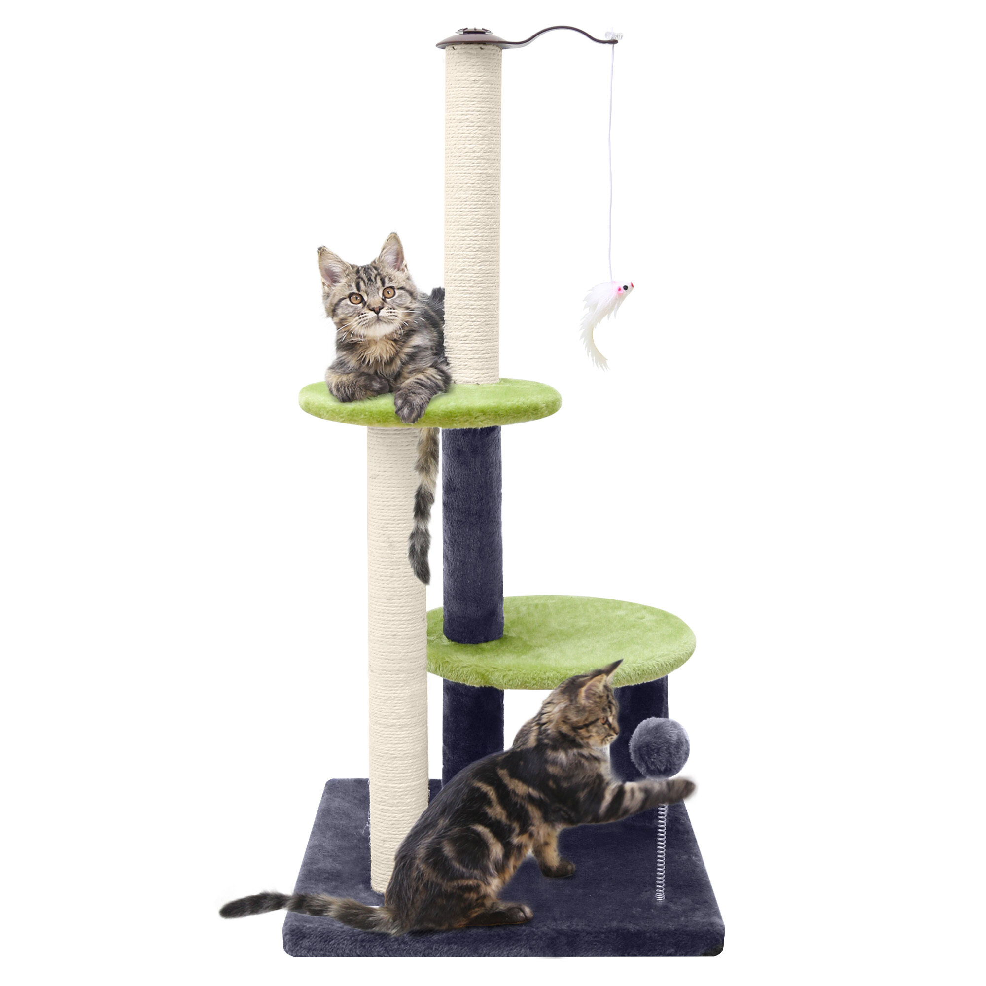 globlazer-sc34-griffoir-chat-gris-fonc-86-cm image 2