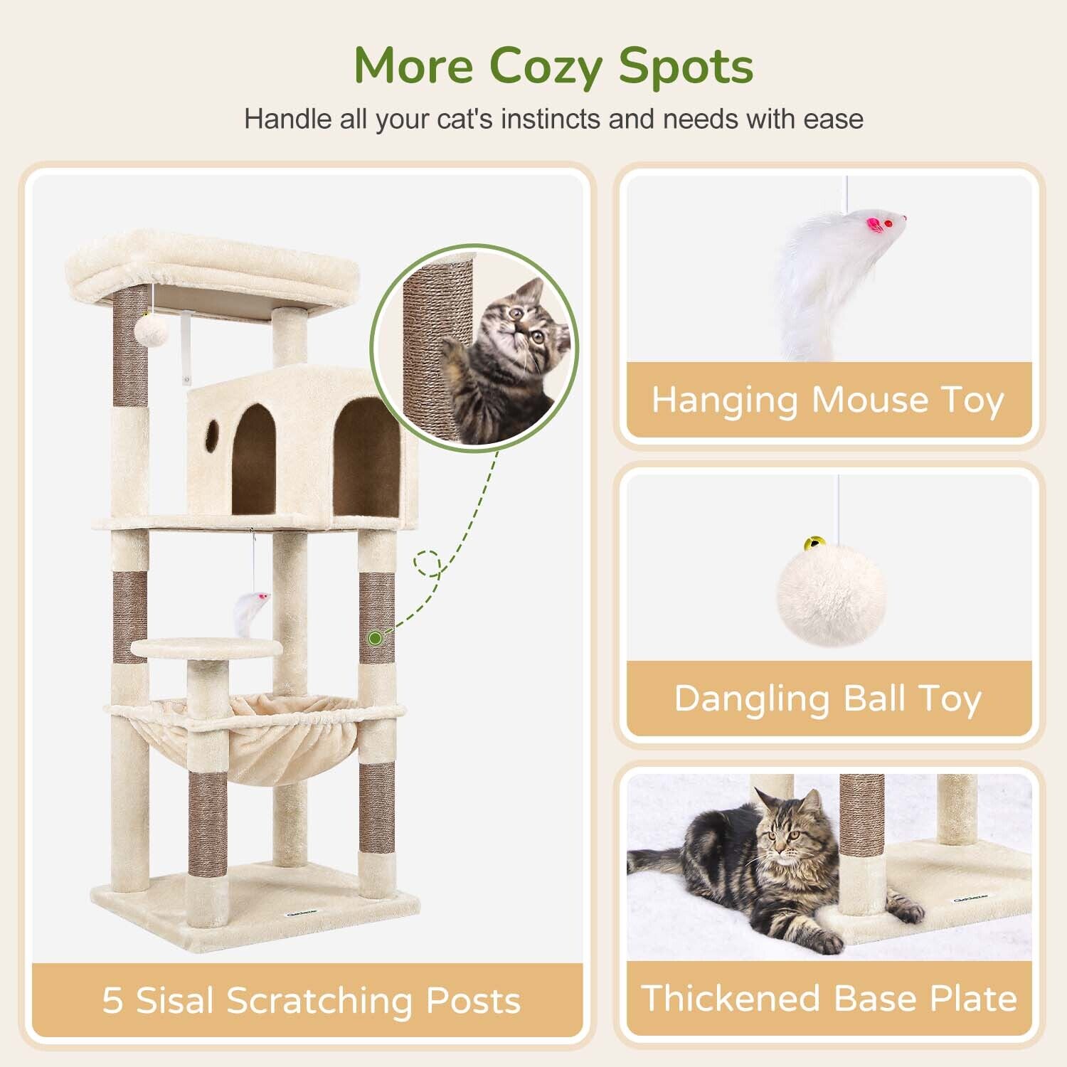 globlazer-f53-arbre-chat-beige-135-cm-compact image 6