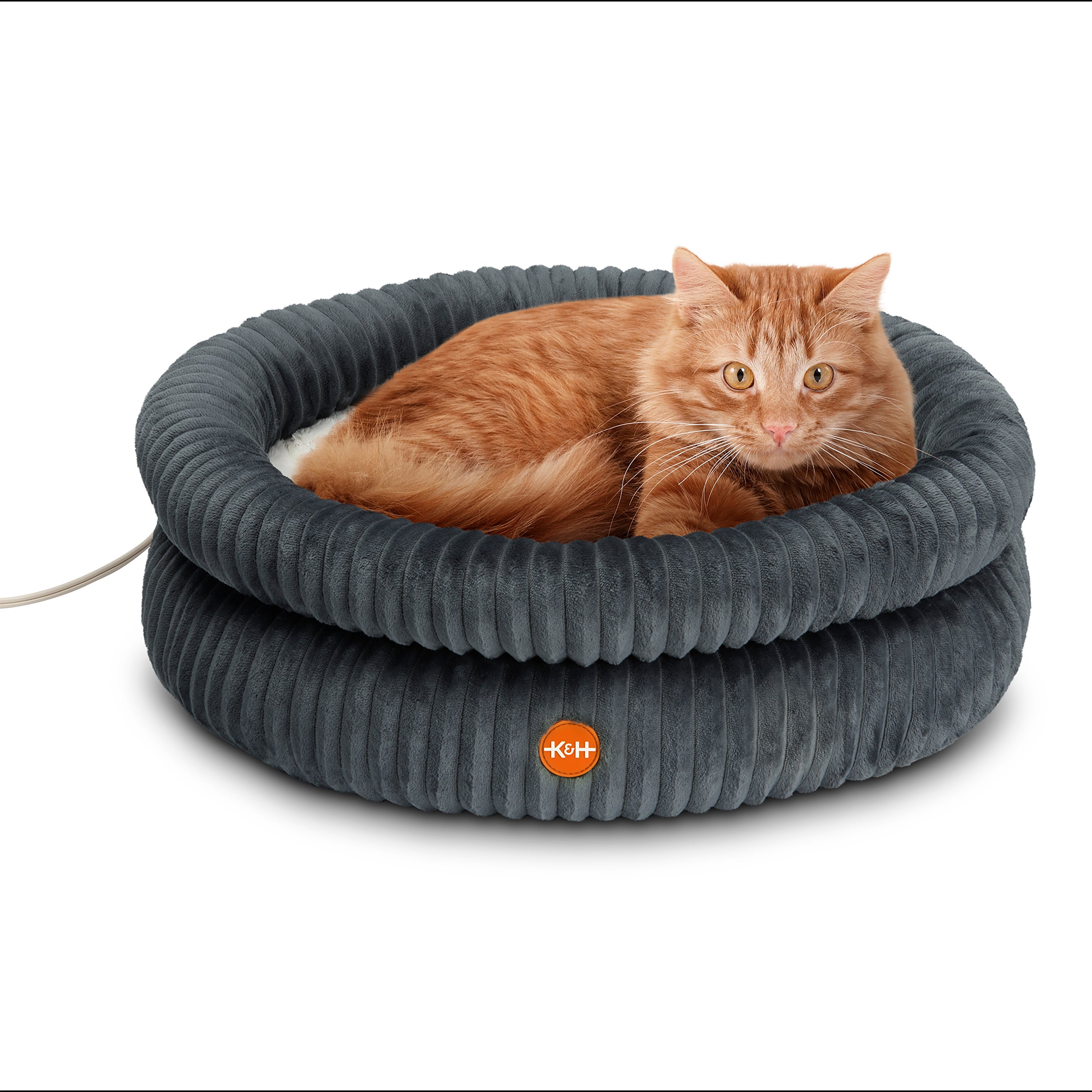 k-h-thermo-cuddler-lit-chauffant-chat-donut-56-cm image 1
