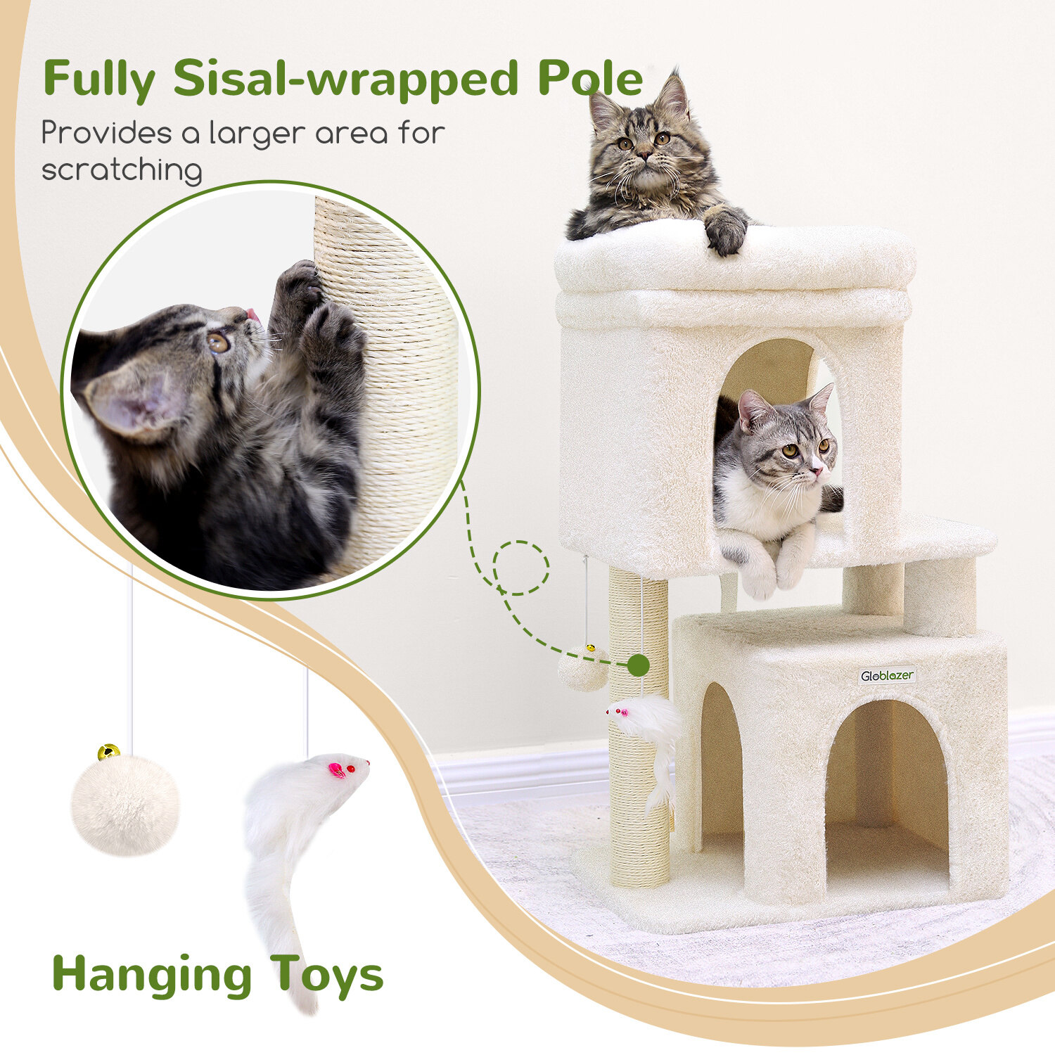 globlazer-f-series-f31-petit-arbre-chat-beige-31-pouces image 4
