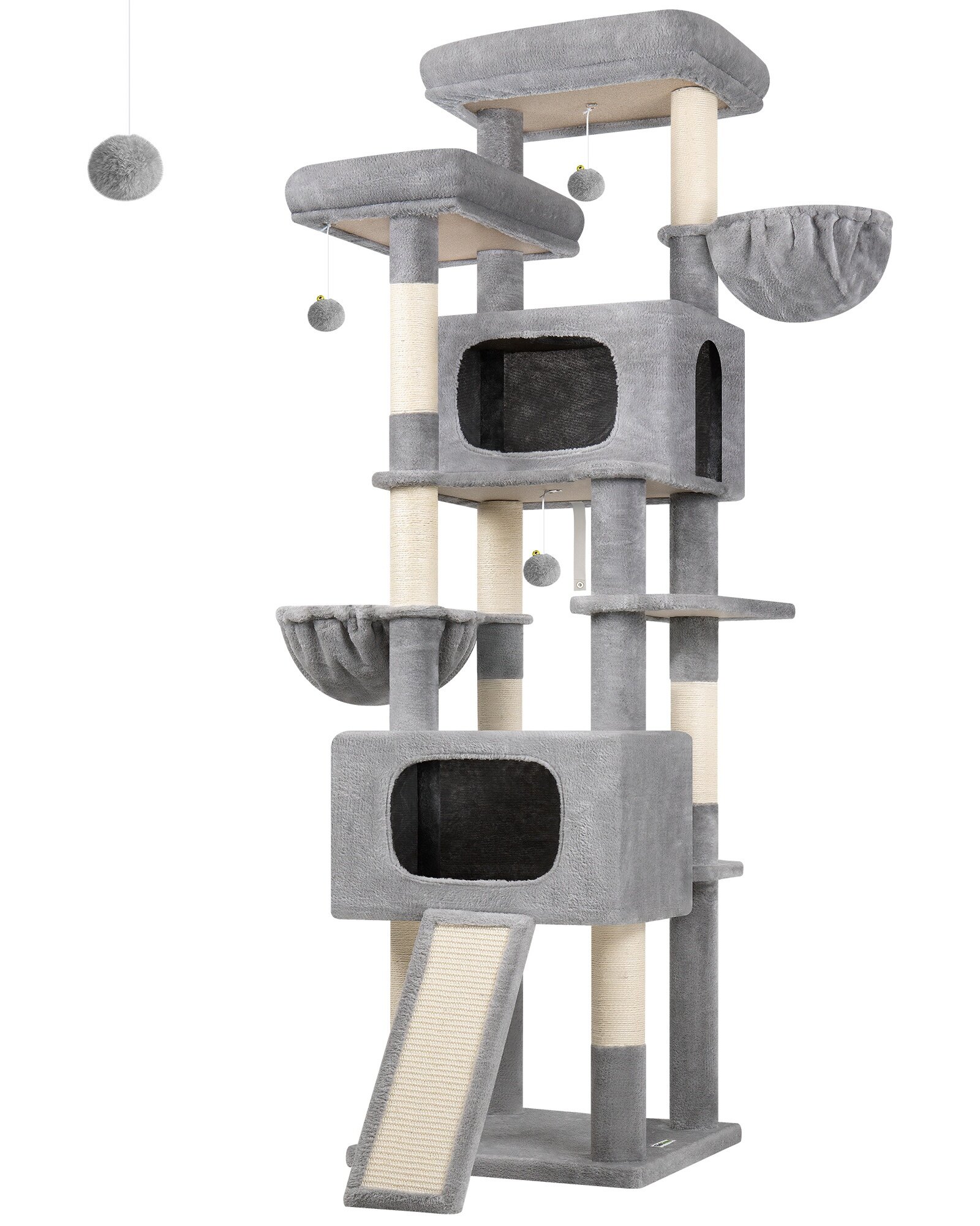 globlazer-s-series-s77e-arbre-chat-gris-clair-77-pouces image 2