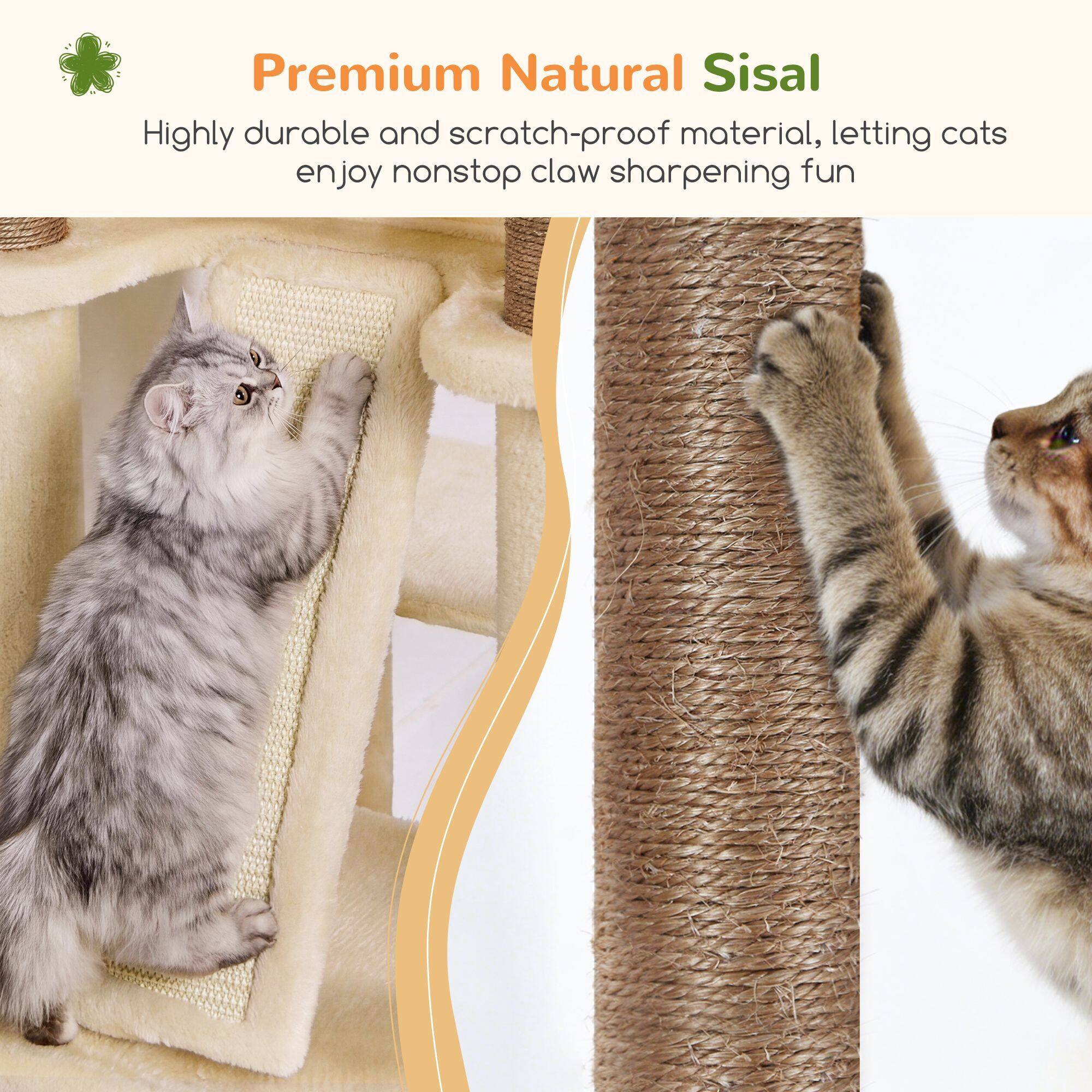globlazer-f-series-f74-arbre-chat-beige-74-pouces-robuste image 8