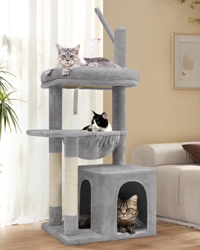 globlazer-f46a-arbre-chat-gris-clair-46-pouces-moyen image 1