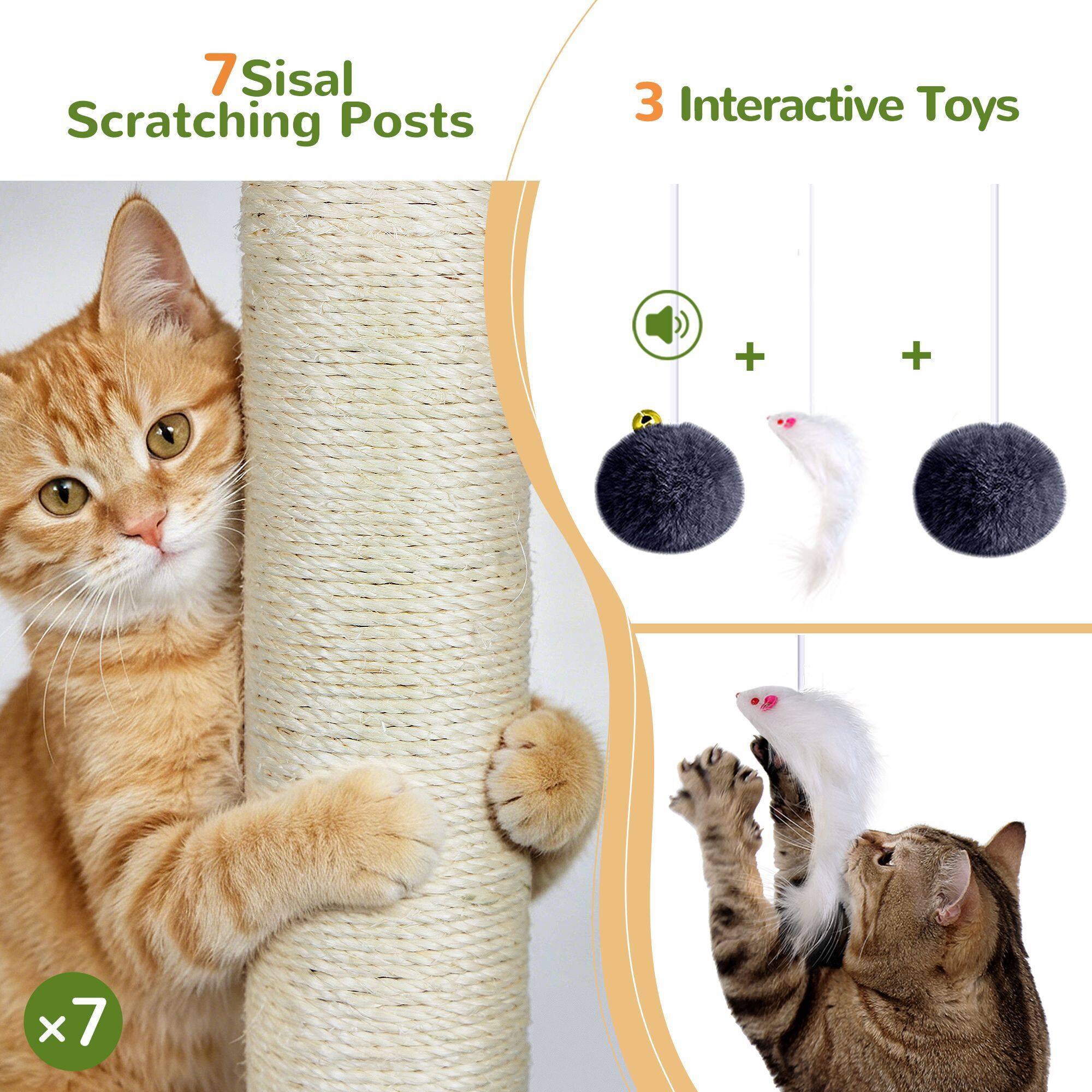 globlazer-f70f-arbre-chat-gris-fonc-70-pouces-multi-niveaux image 7