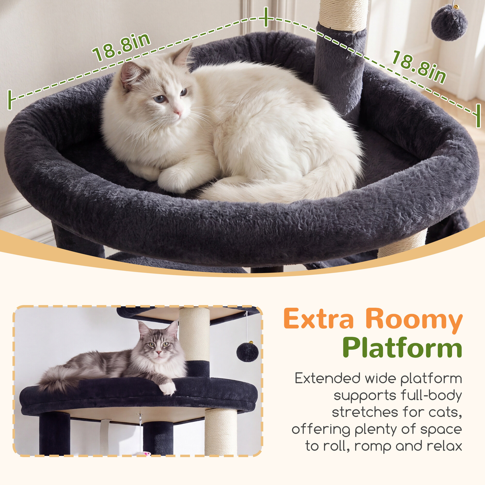 globlazer-f74-arbre-chat-188-cm-gris-fonc-grands-chats image 5