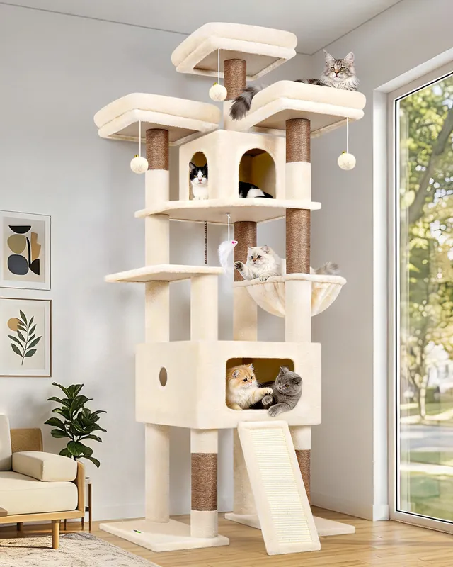 globlazer-f-series-f75-arbre-chat-beige-190-cm image 1