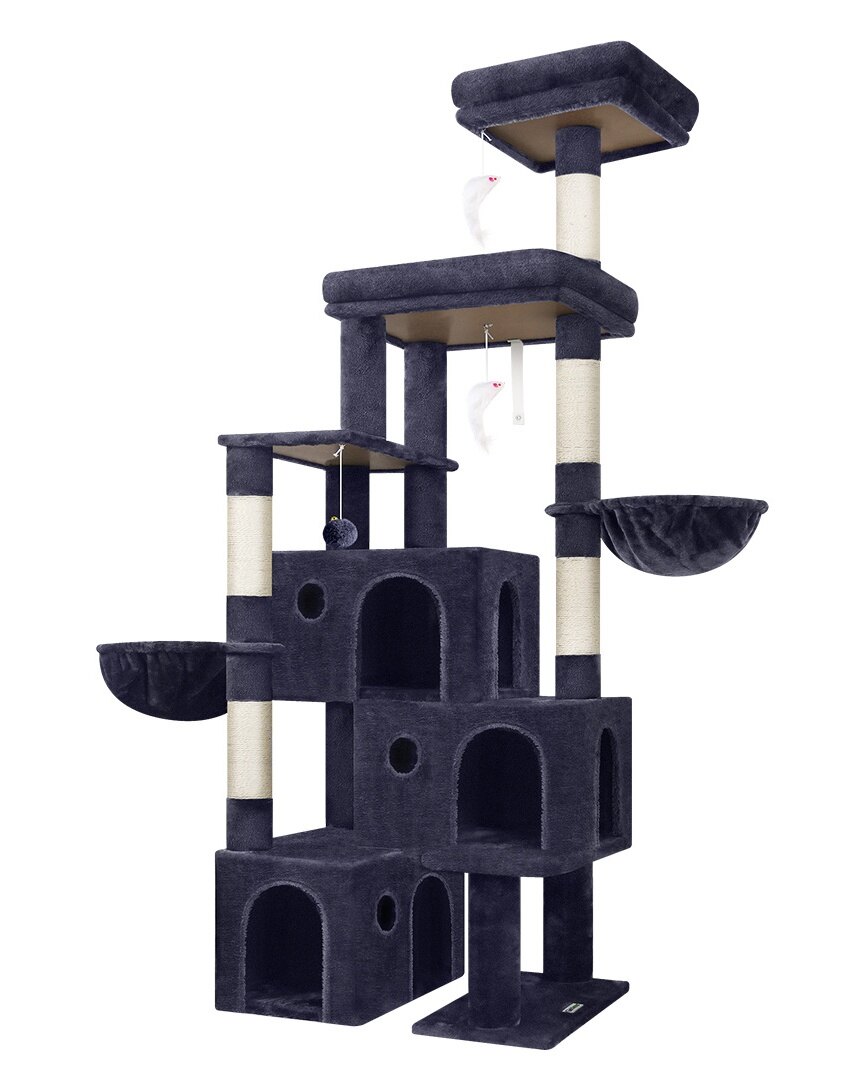 globlazer-f71c-arbre-chat-180-cm-gris-fonc-griffoir image 2
